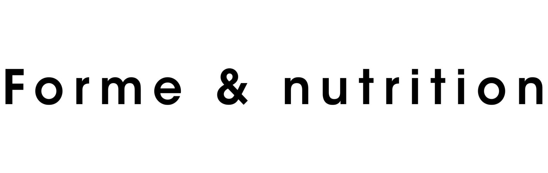 Forme & Nutrition