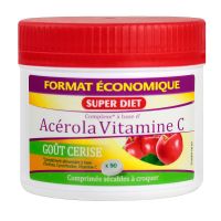 Acérola vit C cerise 90 comprimés