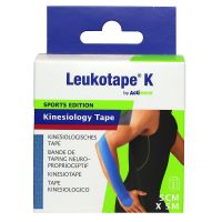 Leukotape K Actimove bande adhesive élastique 5mx5cm Bleu