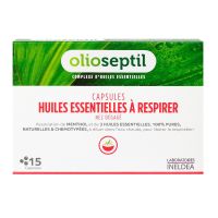 Huiles essentielles à respirer 15 capsules