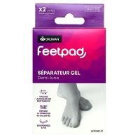 FeetPad 2 séparateurs gel demi-lune taille XL
