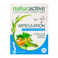 Articulation ortie curcuma bambou 20 sticks fluides