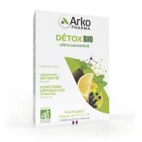 Détox bio Arkofluides 20 ampoules
