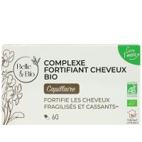 Complexe fortifiant cheveux bio 60 gélules