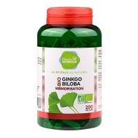 Ginkgo biloba bio gélules x200