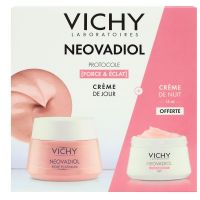 Coffret Neovadiol Rose Platinium protocole force et éclat crème jour et nuit