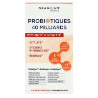 Probiotiques Immunité and vitalité 40 gélules