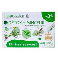 Detox et Minceur citron et agrumes 2x20 sticks