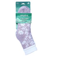 Chaussettes hydratantes fleurs rose taille 35-41