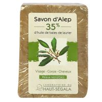 Savon Alep 35% baies de laurier 200g