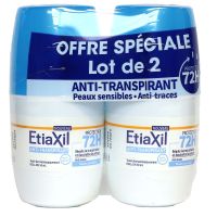 Déodorant anti-transpirant 72h roll-on 2x50ml