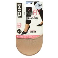 InvisiFit protège-pieds femme beige échancrure médium T39/42