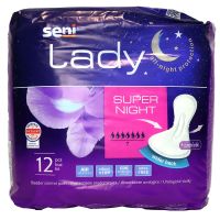 Lady 12 protections féminines Super Night nuit