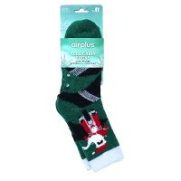 Chaussettes infusées à l'Aloe vera père Noël à moto taille 41-47