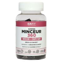 Minceur 360 brûleur coupe faim 60 gummies