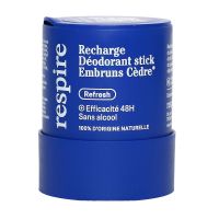 Refresh deodorant stick embruns cèdre recharge bio 50g