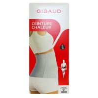 Ceinture chauffante gris anthracite taille Small hauteur 20cm