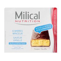 6 barres minceur vanille