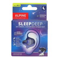 SleepDeep 1 paire bouchons d'oreille atténuation très forte