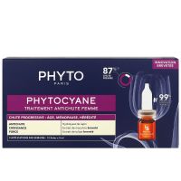 Phytocyane traitement anti-chute femme chute progressive 12x5ml