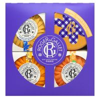 Coffret 3 savons bienfaisants vanille néroli bois d'orange 300g