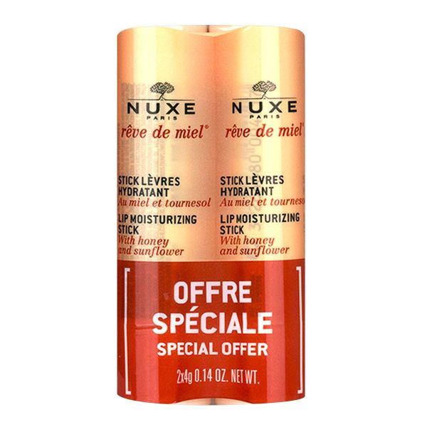 Rêve de miel stick lèvres 2x4g