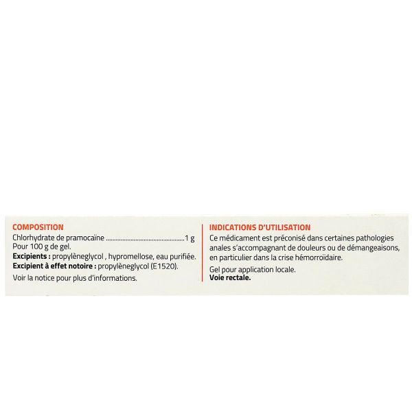 Cemaukor 1% gel hémorroïdes douleurs et démangeaisons 30g