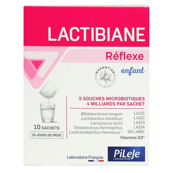 Lactibiane Reflexe enfant 10 sachets x 1g