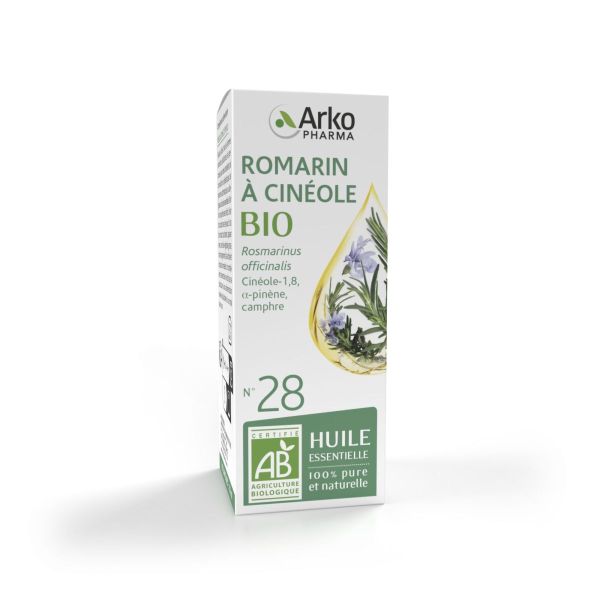 Huile essentielle n°28 romarin à cinéaole 10ml