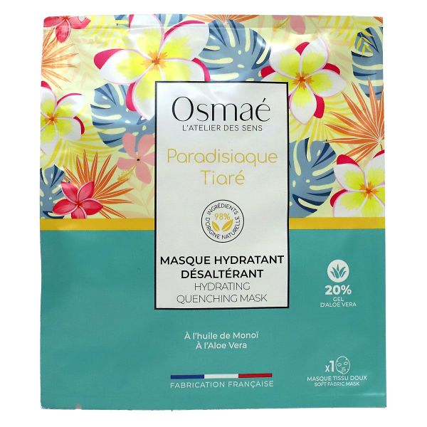Paradisiaque tiaré masque hydratant désaltérant 25g