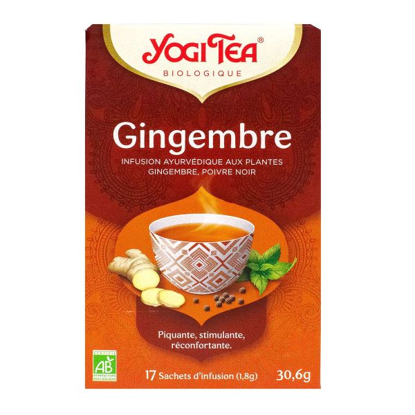 Gingembre bio infusion ayurvédique 17 sachets