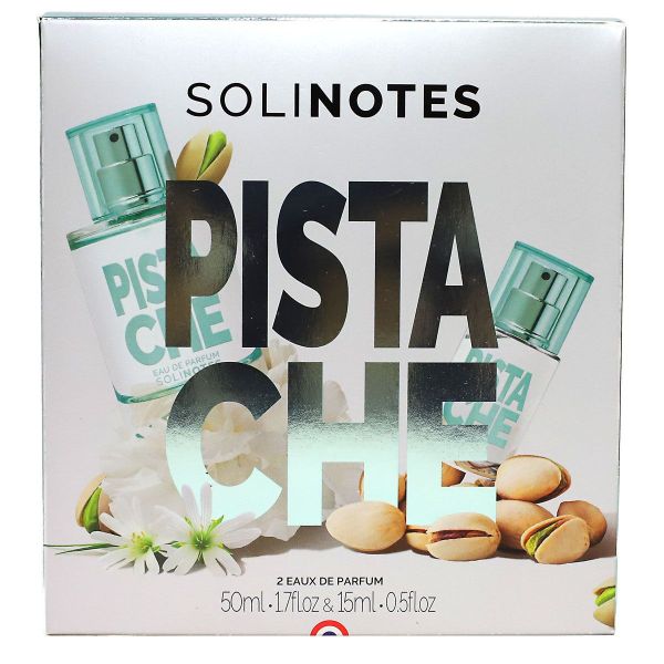 Coffret Noël eau de parfum Pistache 50ml + 15ml offert