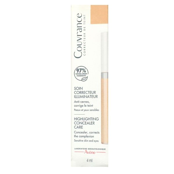 Couvrance soin correcteur illuminateur peau sensible 4ml