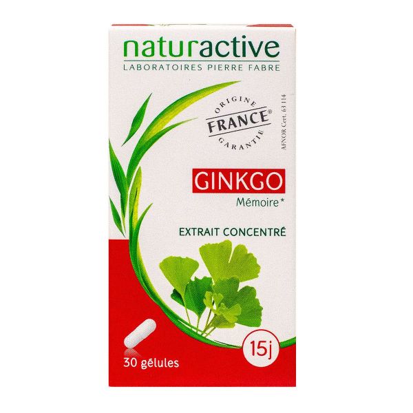 Mémoire Ginkgo extrait concentré 30 gélules