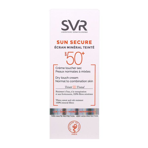 Ecran teinté toucher sec Sun Secure SPF50+ 50ml