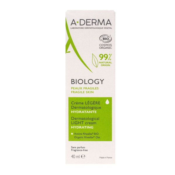 Biology crème légère dermatologique bio 40ml