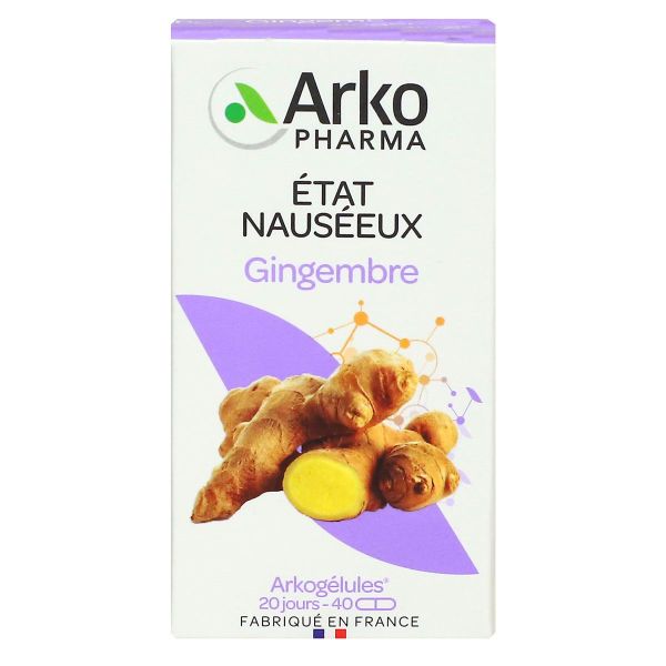 Arkogélules Gingembre 40 gélules
