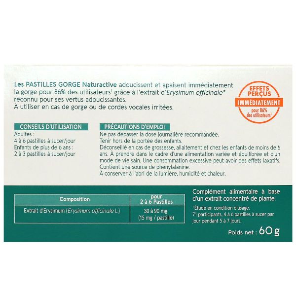 24 pastilles gorge irritée et sensible