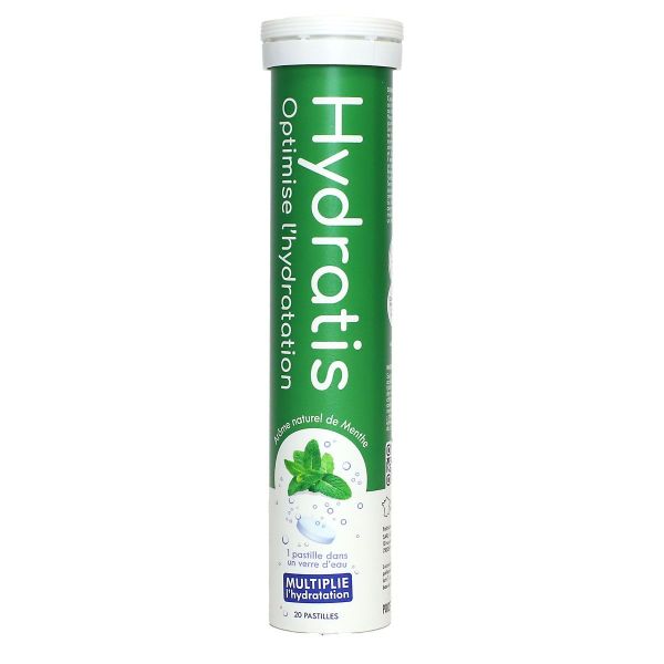 Solution d'hydratation arôme menthe 20 pastilles