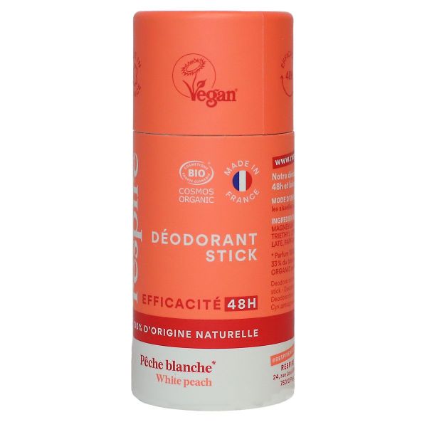 Déodorant stick pêche blanche 50g