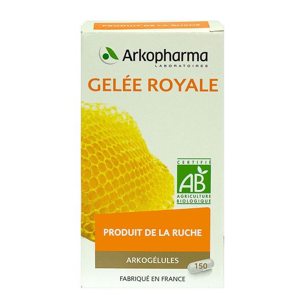 Arkogélules gelée royale 150 gélules bio