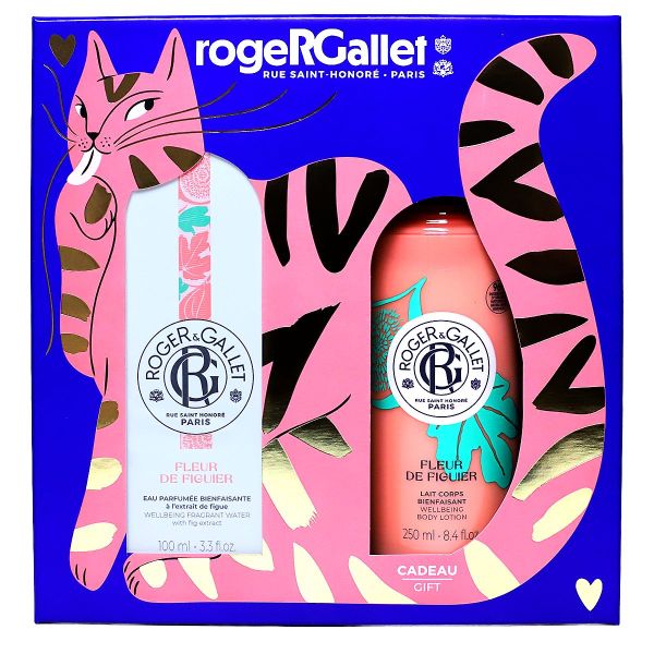 Coffret Fleur de figuier eau parfumée bienfaisante 100ml + lait corps bienfaisant 250ml