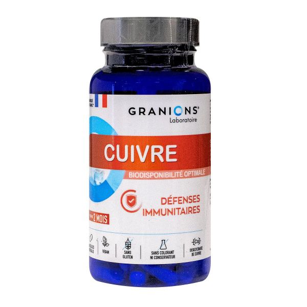 Cuivre défenses immunitaires 60 gélules