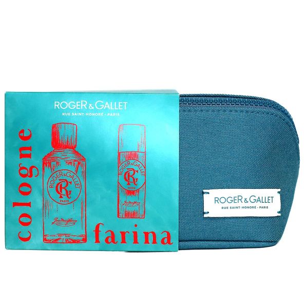Trousse Jean Marie Farina eau Cologne 100ml + deodorant 150ml