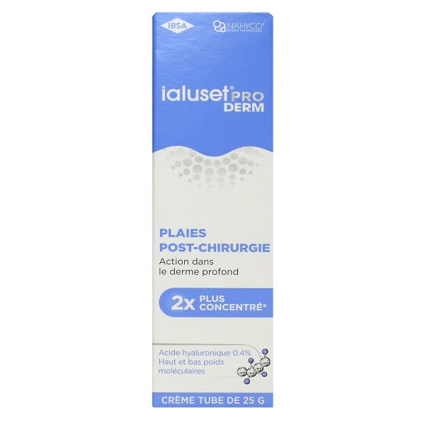 Ialuset Pro Derm plaies post-chirurgie 25g