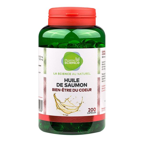 Huile de saumon capsules x200