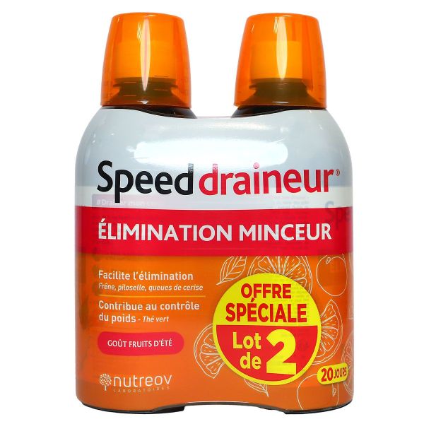 Speed Draineur élimination Minceur fruits d'été 2x500ml