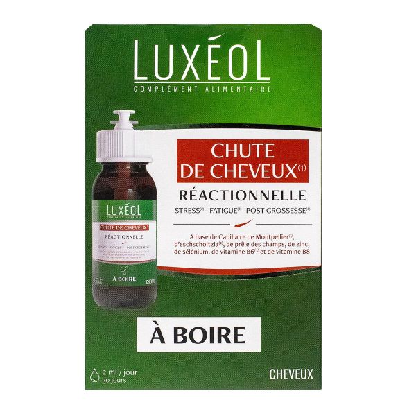 Chute de cheveux réactionnelle à boire 60ml