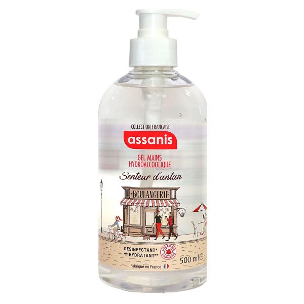 Collection Française gel mains hydroalcoolique senteur d'Antan 500ml