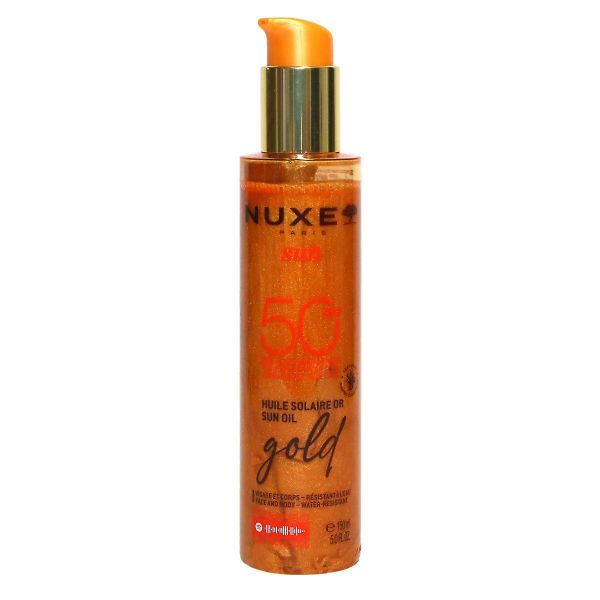 Sun huile solaire Or visage et corps Gold SPF50 150ml